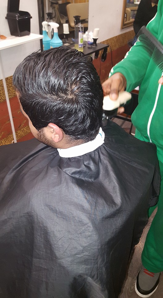 Afwerking na de knipbeurt