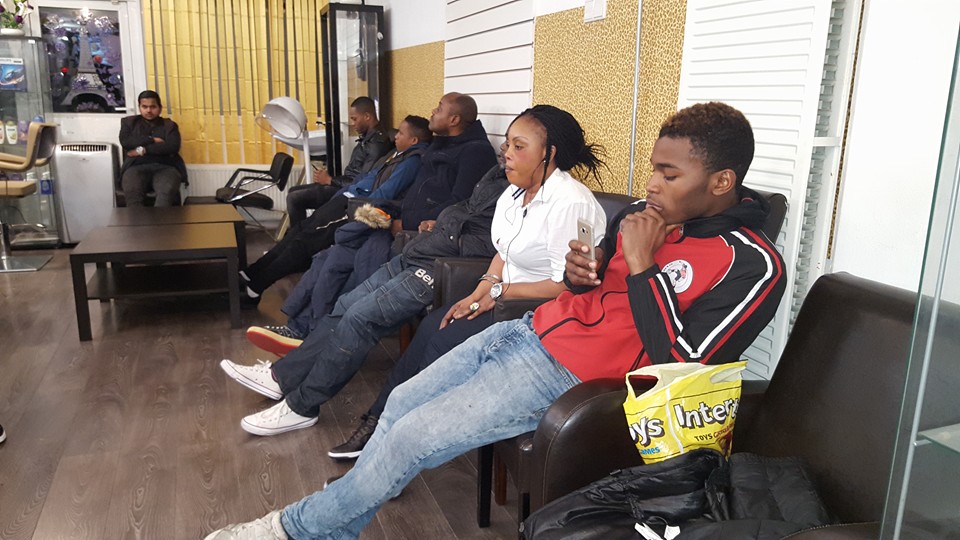 Interieur van de salon